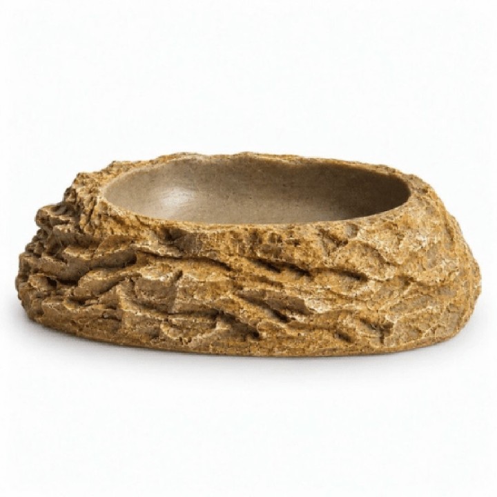 Gamelle effet roche Euro-Zoo 11 x 11 x 4 cm - vue principale