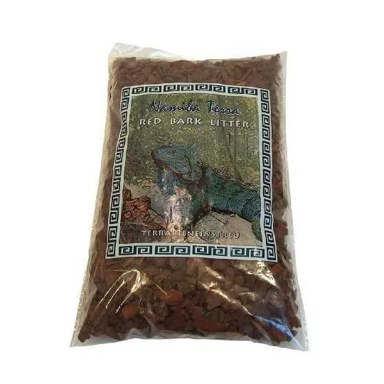 Substrats Végétal pour terrariums Red Bark Litter, moyen, 10-12 mm 7 litre _ Namiba® de la marque NAMIBA TERRA_ref: 0191