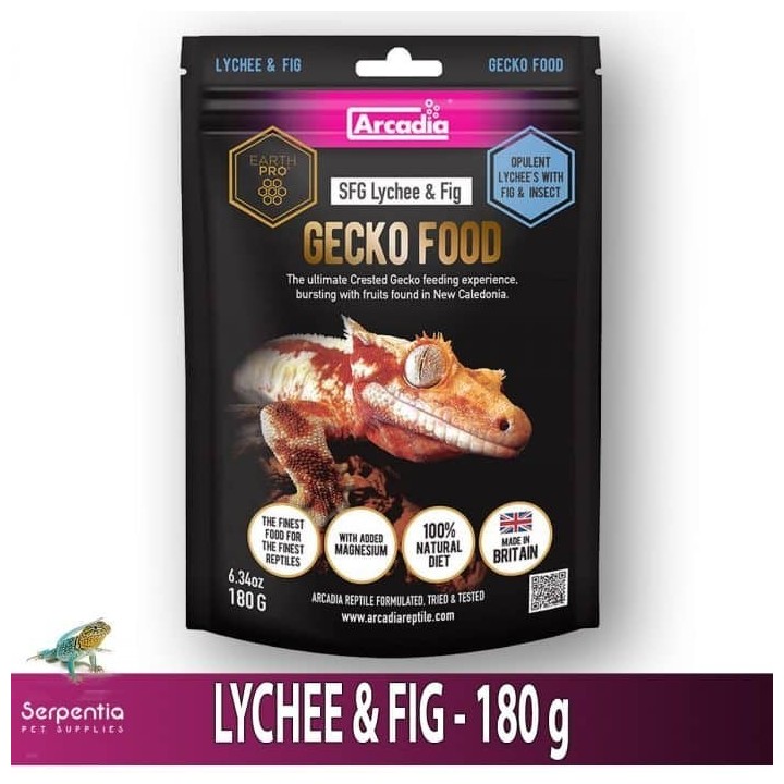 Arcadia EarthPro StickyFoot Gold Litchi & Figue 180 g - face avant