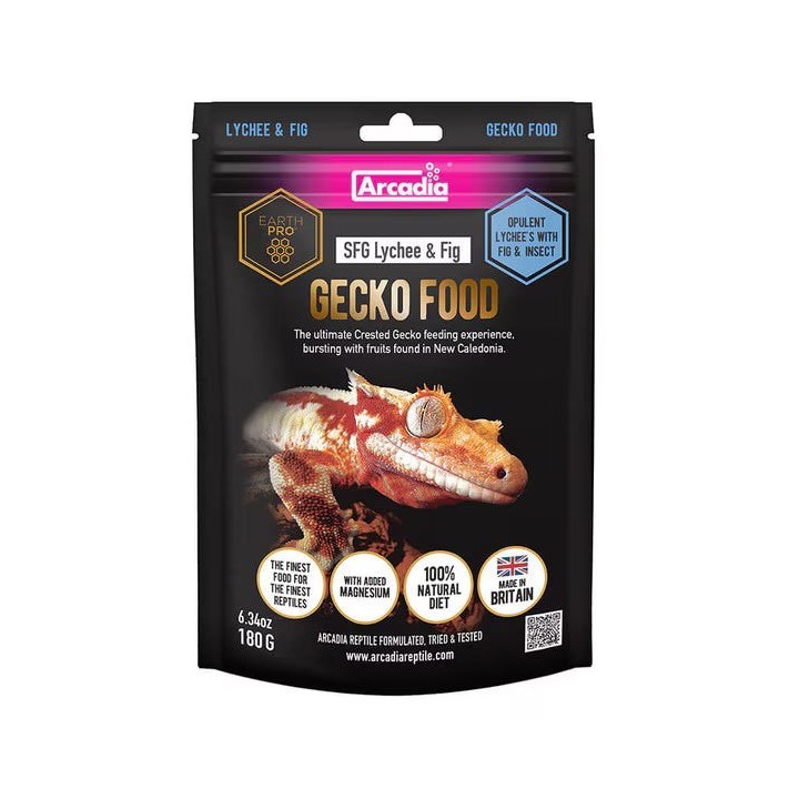 Arcadia EarthPro StickyFoot Gold Litchi & Figue 180 g - packaging produit