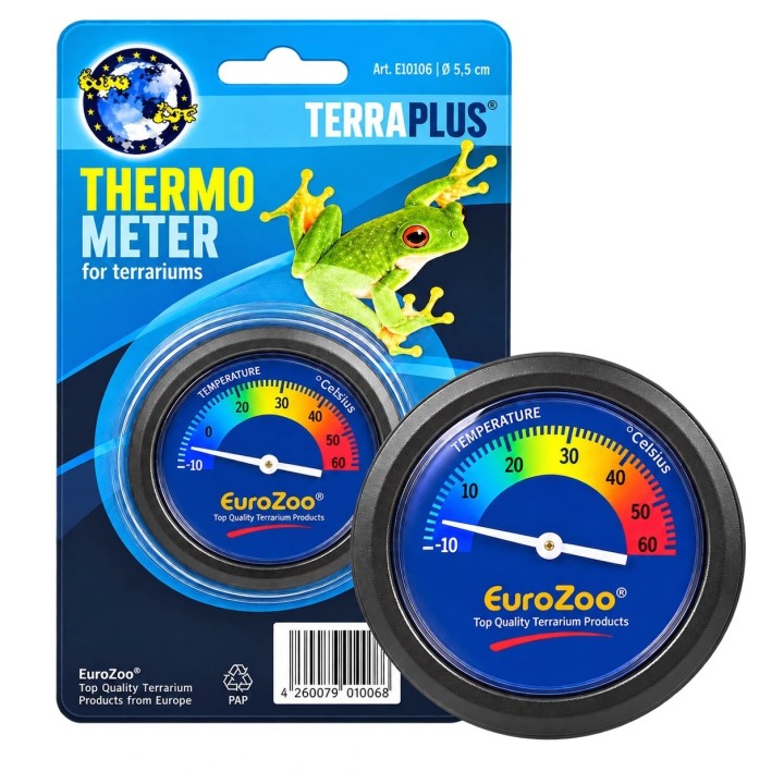 Thermomètre de terrarium EuroZoo 50 mm adhésif – E10106