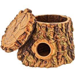 petite souche de bois 9 x 9 x 7.5 cm