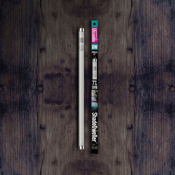 tube t5 uvb neon fluorescent arcadia shadedweller 7% uvb - 8 watt de arcadia r2100470
