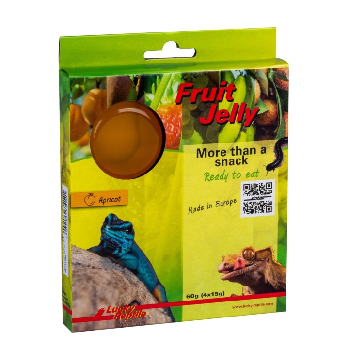 Gelée de fruits Fruit Jelly Lucky Reptile 4x 15g, divers GOUTS