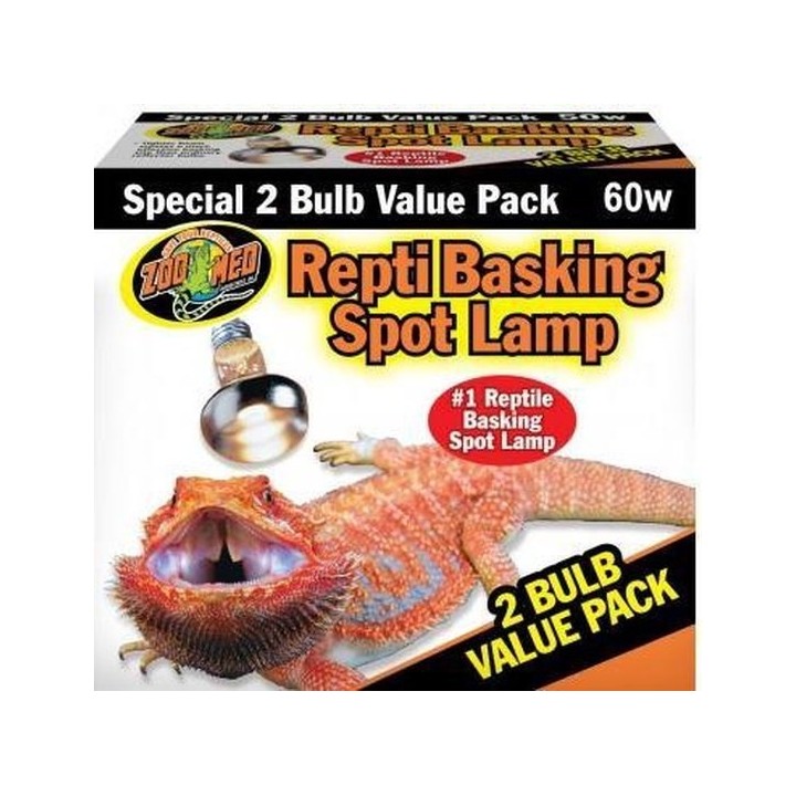 Zoo Med Repti Basking Spot x2 | Pack 60 ou 100 W