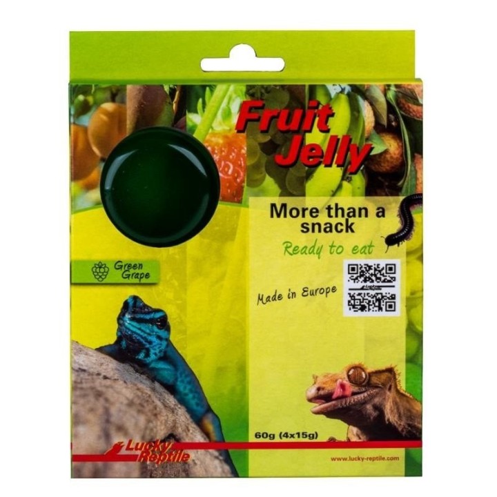 Gelée de fruits Fruit Jelly Lucky Reptile 4x 15g, divers GOUTS