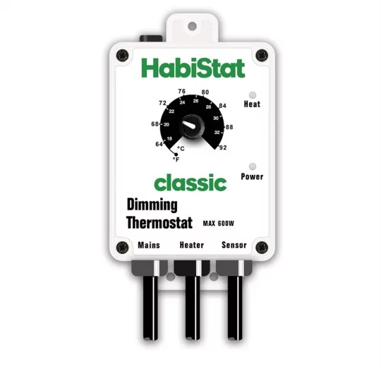 thermostat habistat dimming pour terrarium couleur blanc r3100205