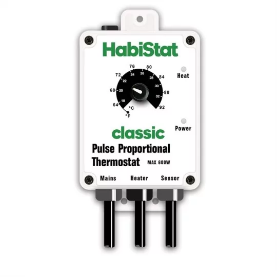 thermostat habistat pulse pour terrarium couleur blanc r3100250