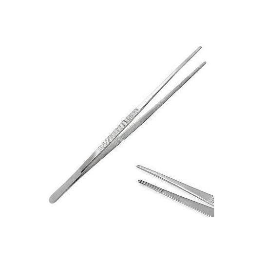 pince hemostatique droite pour nourrir les serpents de euro-zoo e10130
