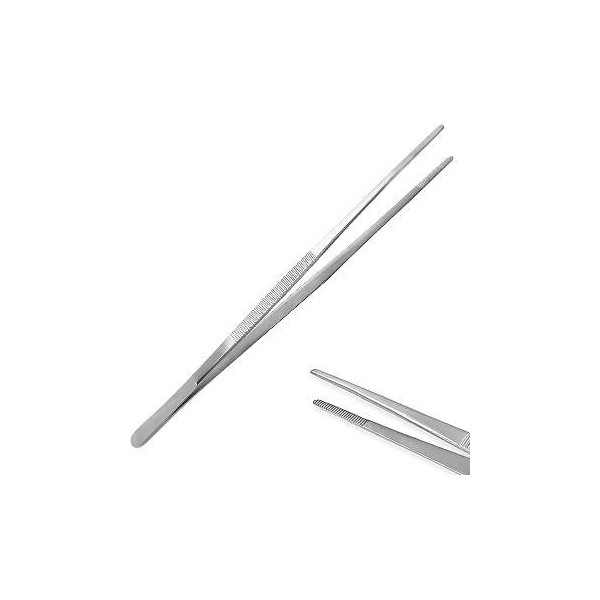 pince hemostatique droite pour nourrir les serpents de euro-zoo e10130