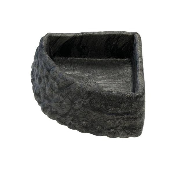 bol d'angle pour reptile repto deco corner dish incassable de repto r3100125