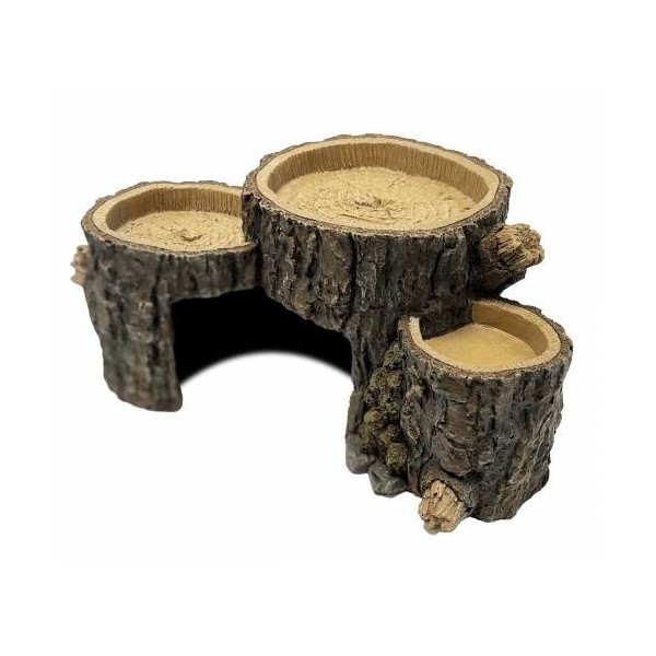 cachette triple souche pour reptile de repto r5100110