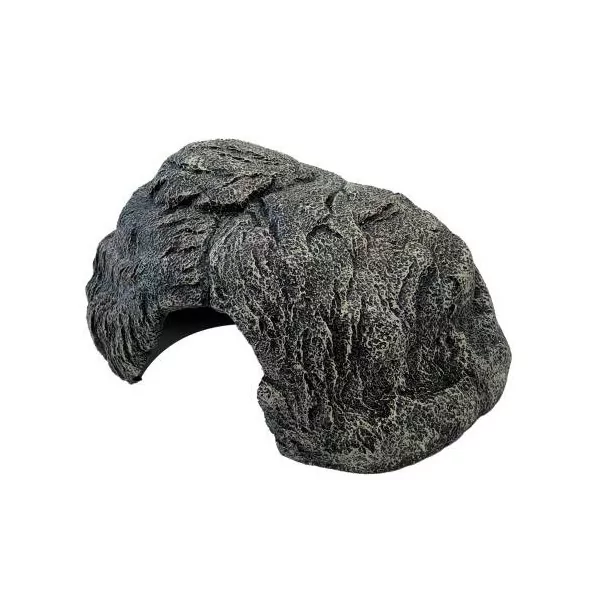 Cachette rocher Repto Hiding Gris pour reptiles en terrarium