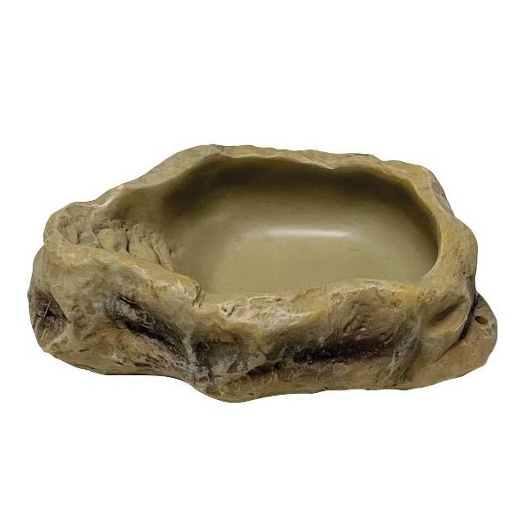 gamelle naturelle pour abreuver son reptile repto deco water dish de repto r3100100