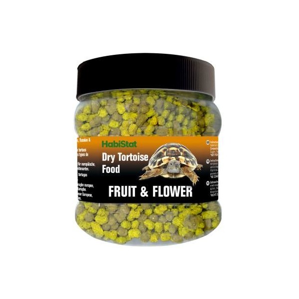 croquettes pour tortue habistat tortoise food fruit et flower conditionnement 200g r8100025