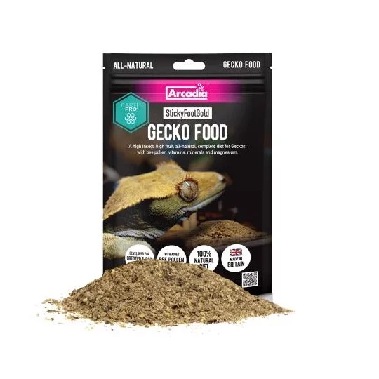 Poudre pour gecko à crête Arcadia Earth Pro Stickyfoot Gold