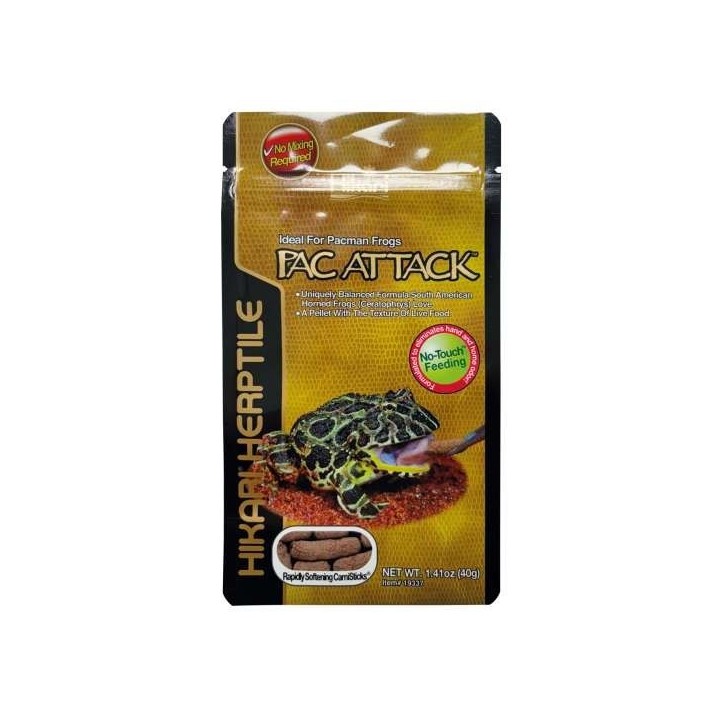 nourriture complete pour pacman hikari pac attack 40g de hikari reptile a3020447 (3609),nourriture pour grenouillepacman hikari