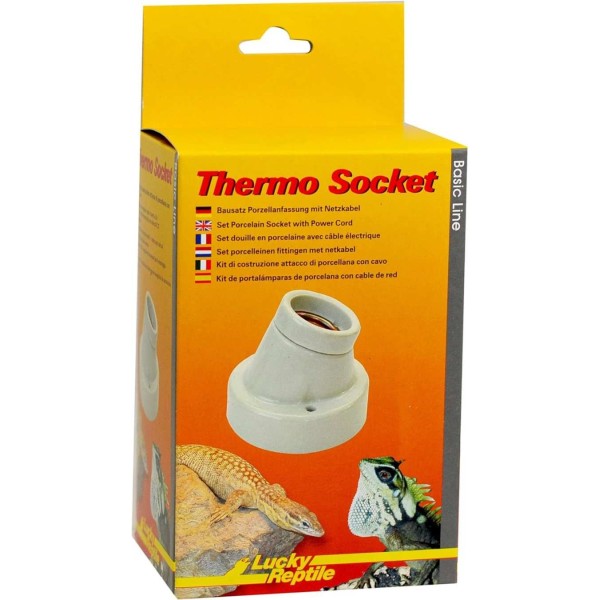 thermo socket - douille en porcelaine angle de lucky reptile 