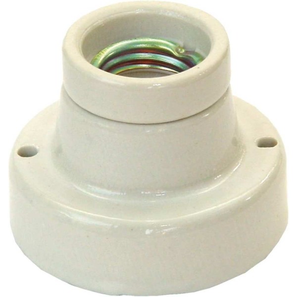 douille en porcelaine droite de lucky reptile -thermo socket- pour reptile en terrarium