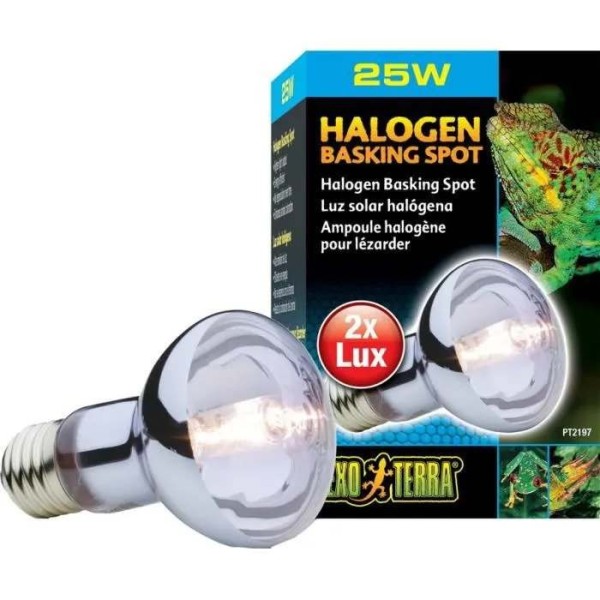 ampoules chauffantes halogen basking spot - uva de exo-terra pt2197