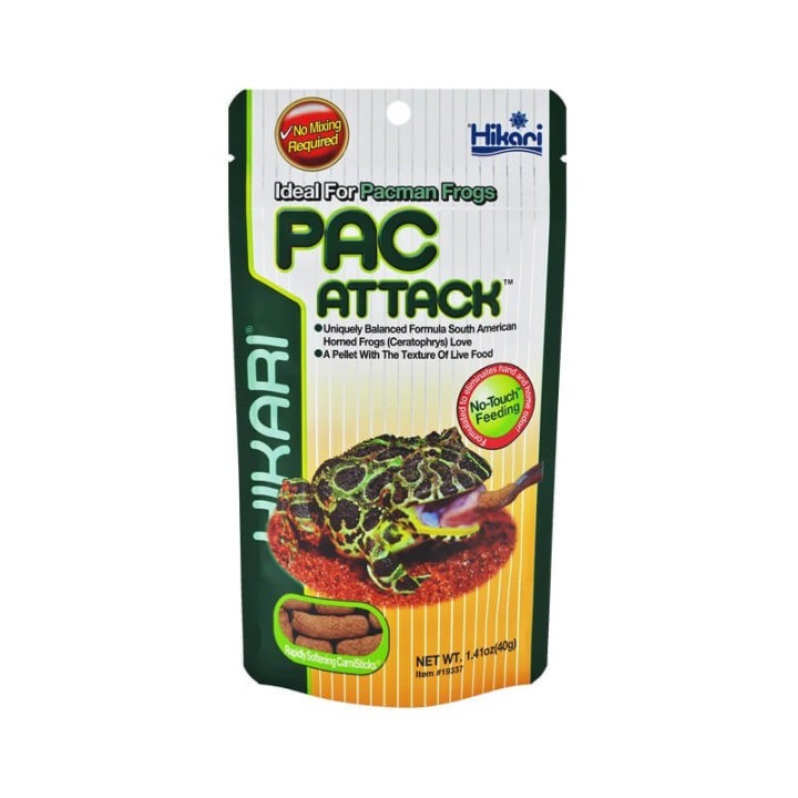 nourriture complete pour pacman hikari pac attack 40g de hikari reptile a3020447 (3609),nourriture pour grenouillepacman hikari