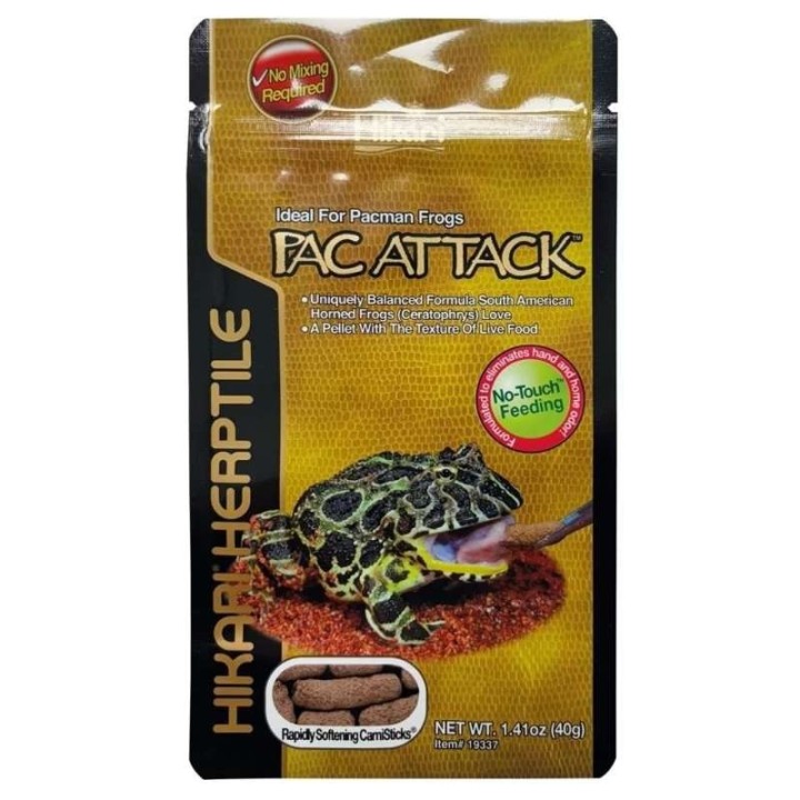 nourriture complete pour pacman hikari pac attack 40g de hikari reptile a3020447 (3609),nourriture pour grenouillepacman hikari