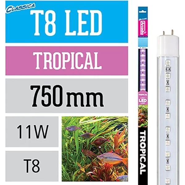 Tube T8 LED Arcadia Tropical special plante pour aquarium & terrarium