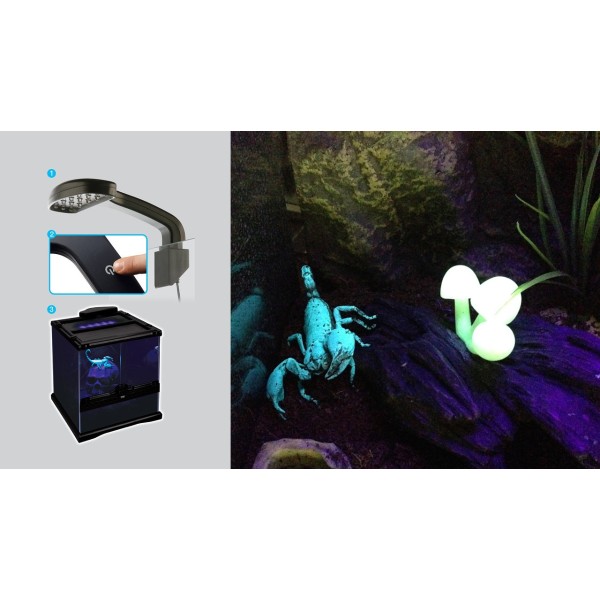 lampe day et night led fixture exo-terra de exo-terra pt2335