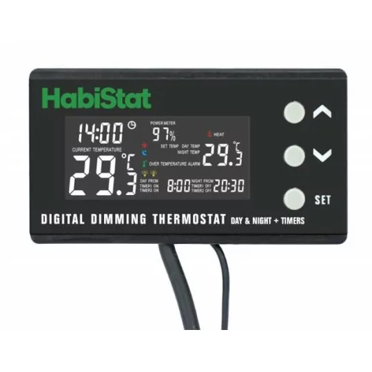 thermostat habistat digital dimming jour-nuit avec minuterie r3100215