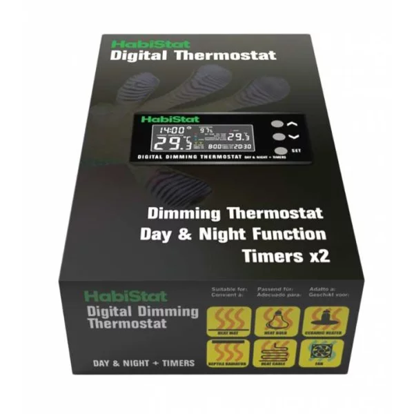 Thermostat Digital Dimming Jour/Nuit TIMER 600 W Habistat pour reptile & terrarium