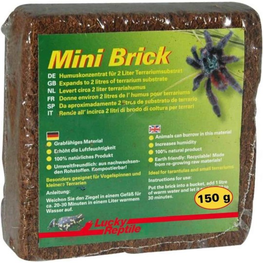 mini brick 150g 2,5 l humus de lucky reptile 