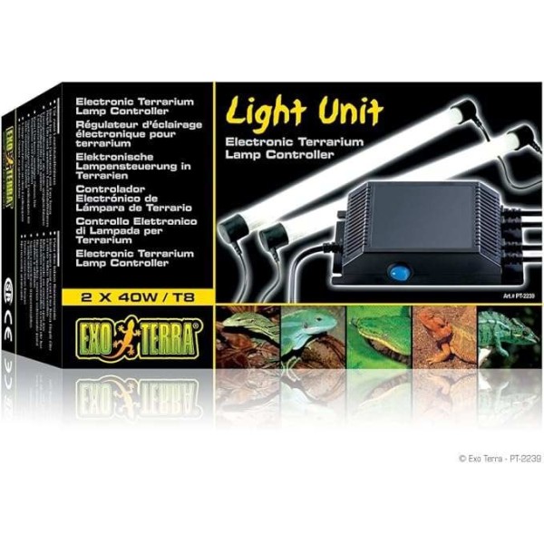 light unit - electronic terrarium lamp controller de exo-terra pt2235