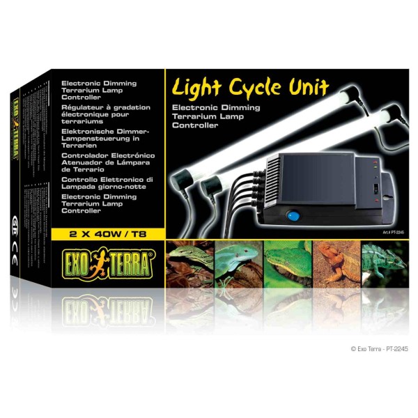 light cycle unit - electronic dimming terrarium lamp controller de exo-terra pt2243