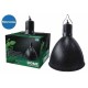 dome d'eclairage pour terrarium e27 21cm noir de repto r2300015
