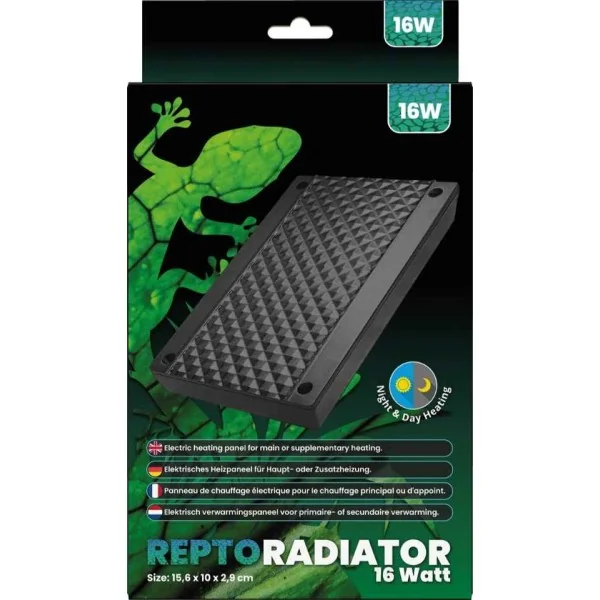 plafond chauffant reptile radiator 16 watt 16x10x3 cm de repto r3100320