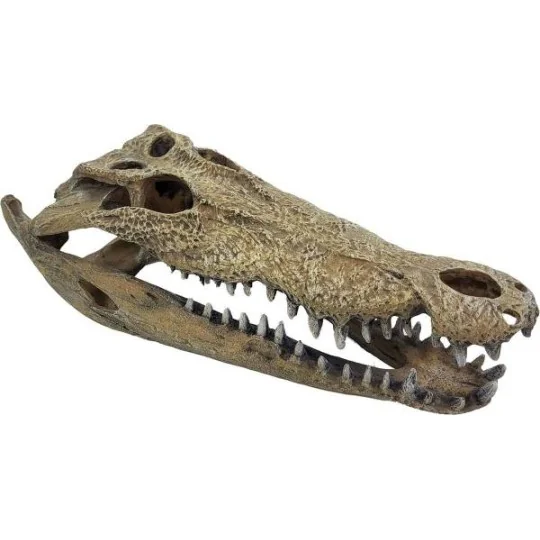 crane de crocodile xxl en resine de repto r5100365