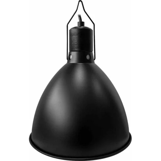 dome d'eclairage e27 21cm noir de repto r2300015