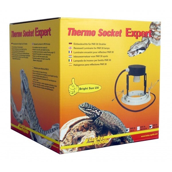 Support d'ampoule pour terrarium Thermo Socket Expert Lucky reptile