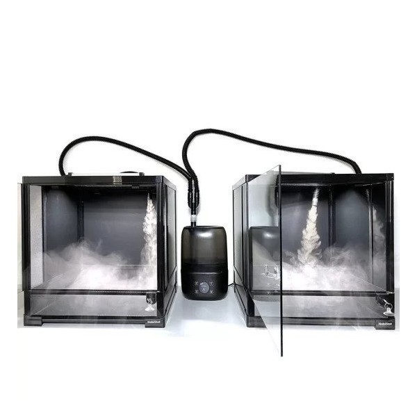 Double sortie pour Fogger HABISTAT Dual outlet fournissant deux terrariums