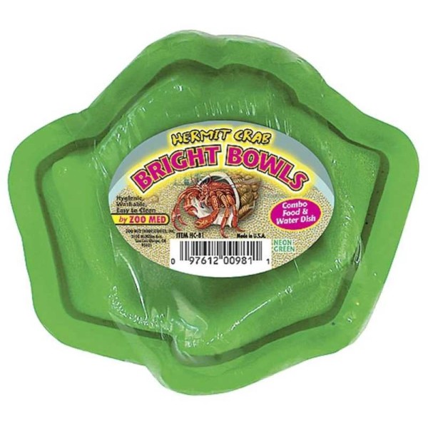 Gamelle FLUO - Vert pour Bernard l'hermite