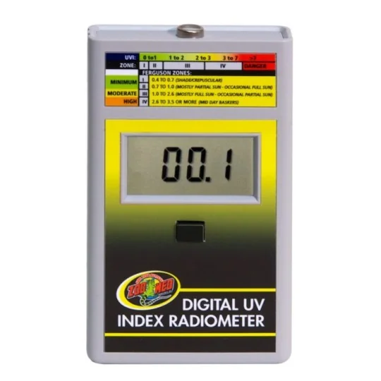 Radiomètre Indice UV Digital Zoomed pour reptile en terrarium ST-7