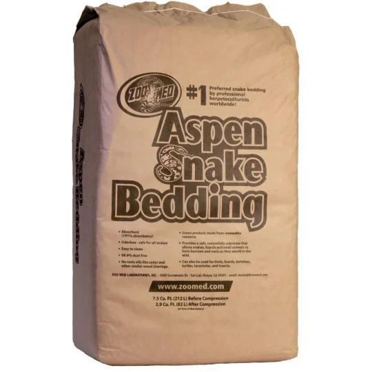 substrat pour serpent aspen snake bedding zoomed 200L