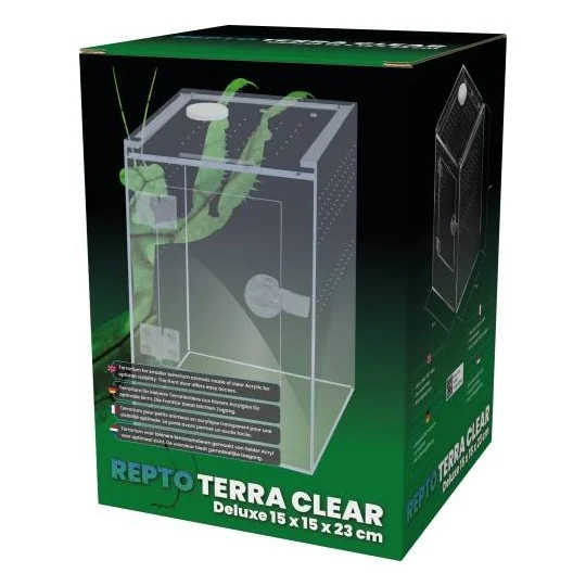 REPTO TERRA CLEAR DELUXE 15x15x23 cm