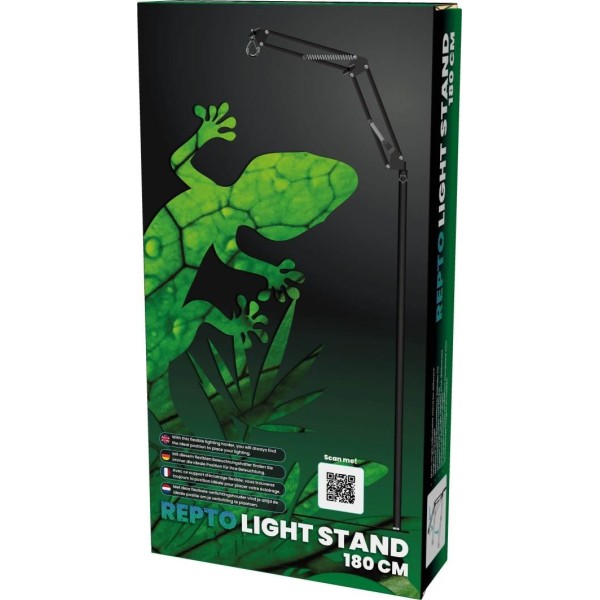 Support d'éclairage REPTO de 180 CM pour ampoule UVB sur terrarium pour tortue ou lezard