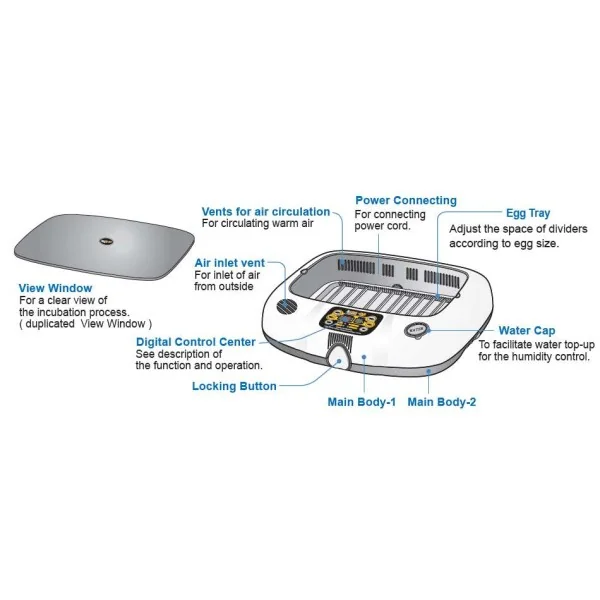 copy of Incubateur pour reptile R-com Juragon PX-20R