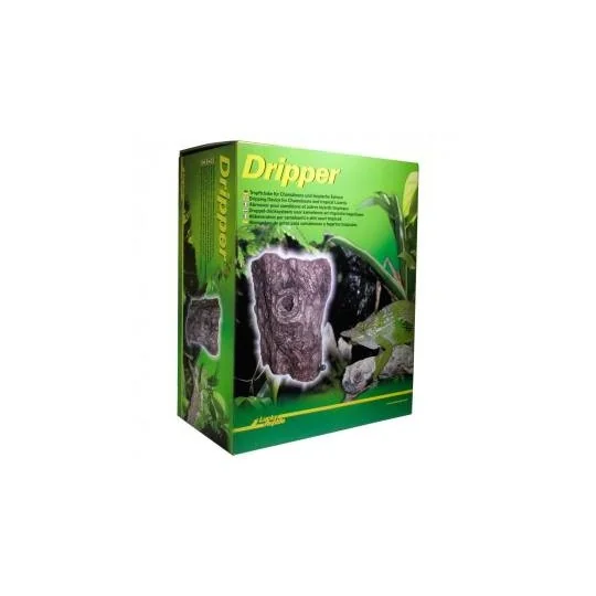 Dripper Lucky Reptile DR-1 – Goutte à goutte décoratif et naturel pour caméléons et reptiles