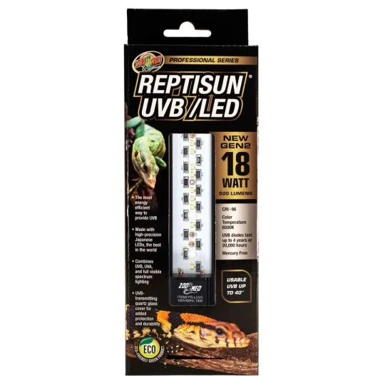 Ampoule LED UVB-UVA ReptiSun UVB 9W FS-LUVE zoomed pour reptile tortues lézards