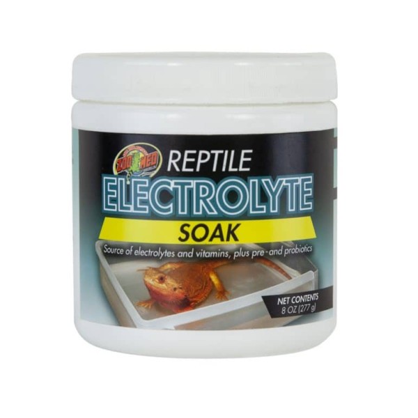 Zoo Med Reptile Electrolyte Soak - Bain hydratant aux électrolytes pour reptiles