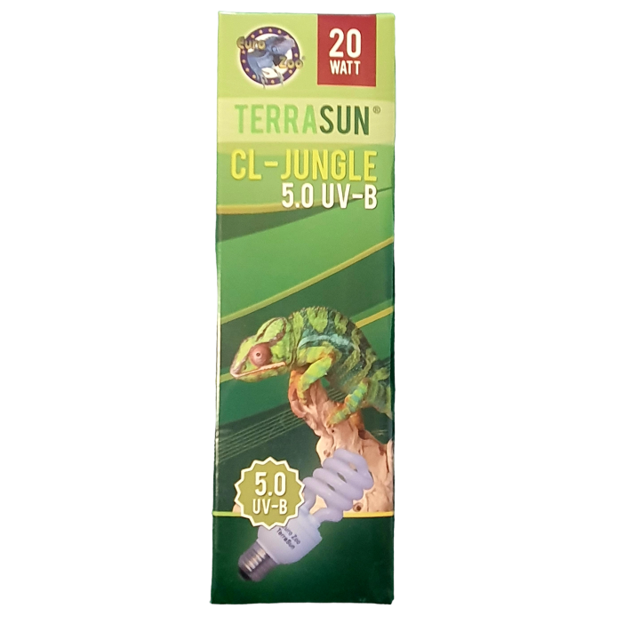 ampoule eco uva-uvb terrasun 5.0 - 20 watt pour reptile tropicaux de euro-zoo l10606 (2552)
