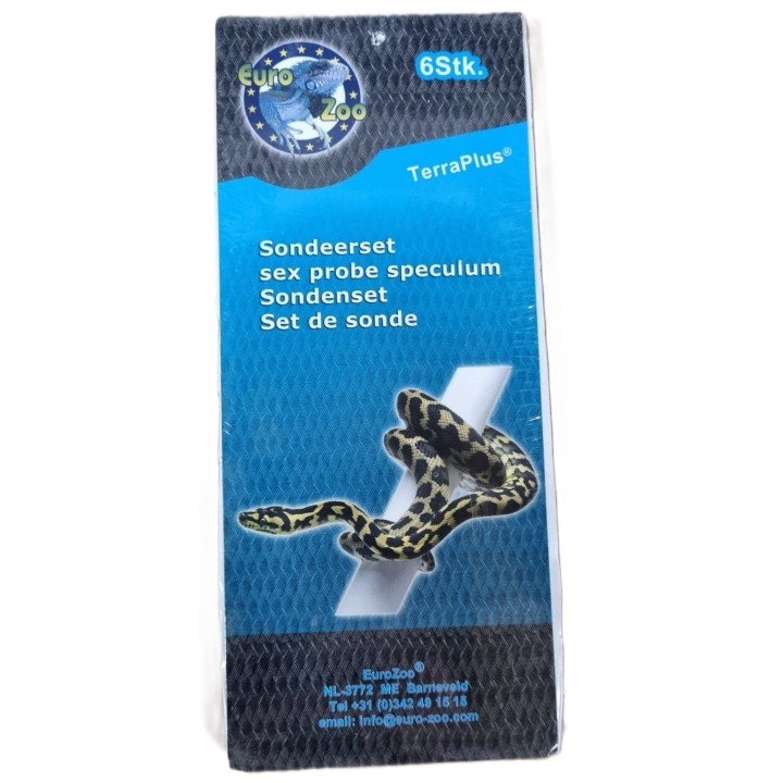 kit de sondes de sexage pour serpent 6 pcs de euro-zoo e10146 (3654),kit de sondes de sexage pour serpent 6 pcs de euro-zoo e101